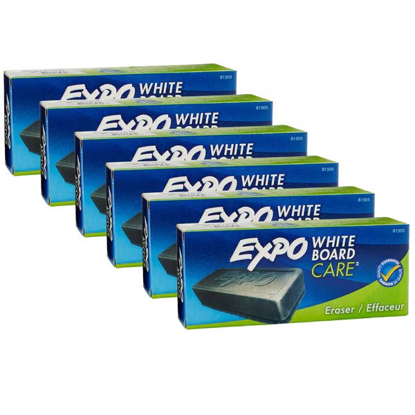 Expo® White Board Eraser, PK6, Expo, Mfr#: SAN81505